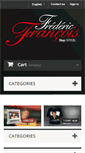 Mobile Screenshot of eshop.fredericfrancois.com